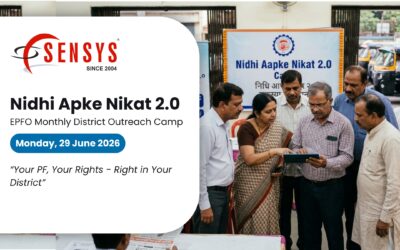 Nidhi Aapke Nikat 2.0 – EPFO Brings the PF Office to Your District on Monday, 29th June 2026